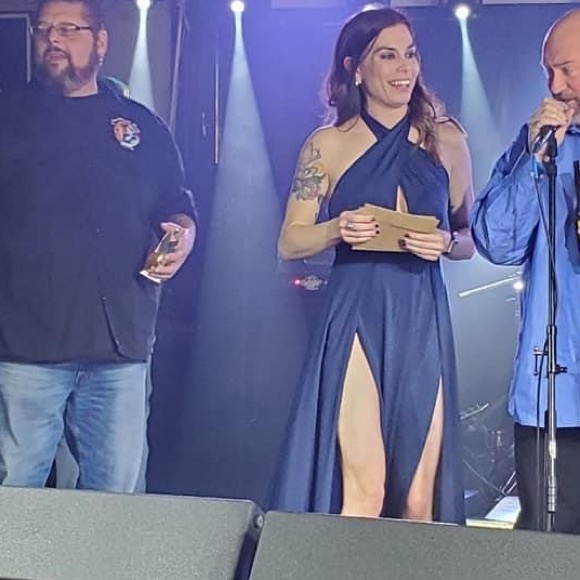 Windsor- Stretchy formal dress - size small - Tall - Picture 7 of 7